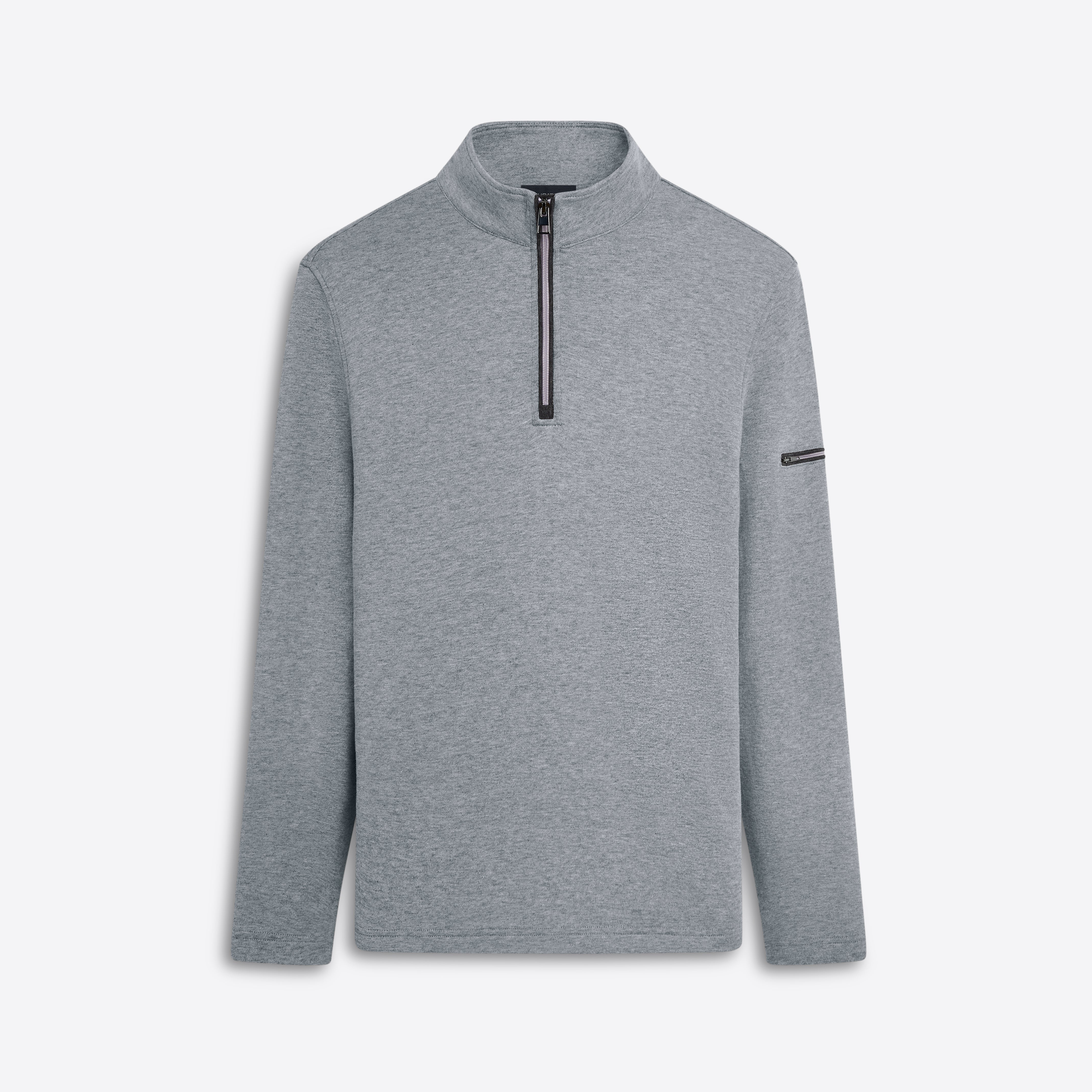 Quarter Zip Pullover Sweatshirt – BUGATCHI