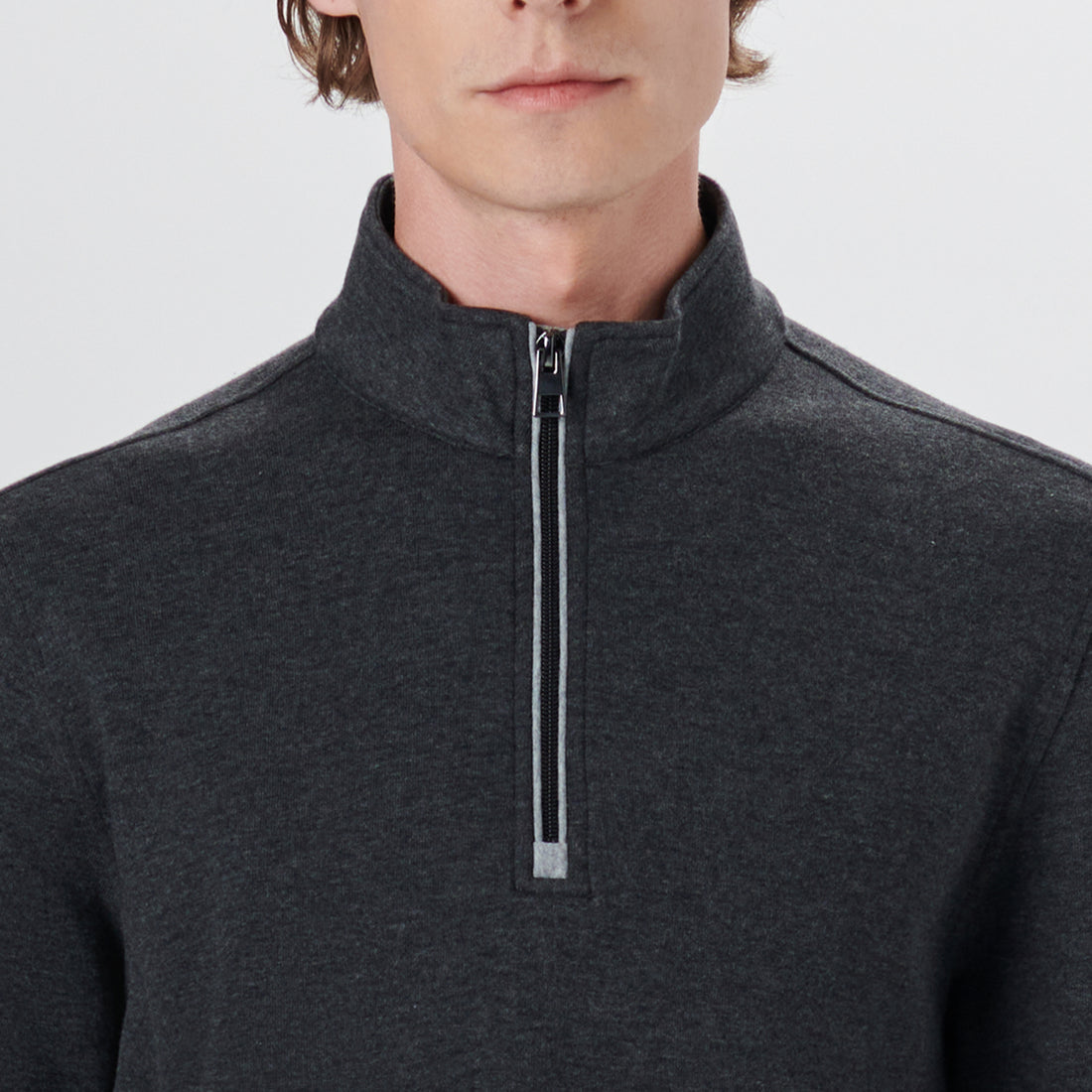 Quarter Zip Pullover Sweatshirt