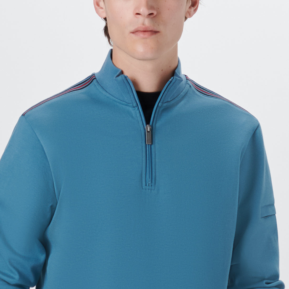 Quarter Zip Pullover Sweatshirt