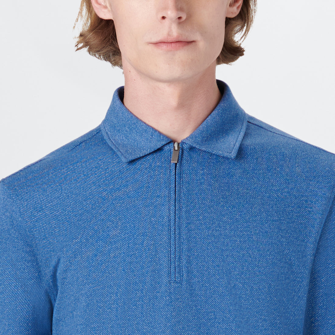 Long Sleeve Quarter Zip Polo