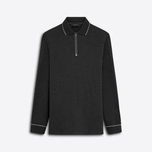 Long Sleeve Quarter Zip Polo