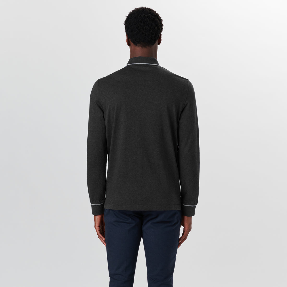 Long Sleeve Quarter Zip Polo