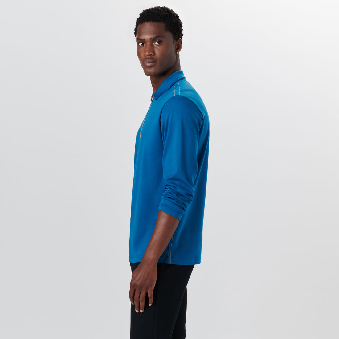 Long Sleeve Quarter Zip Polo