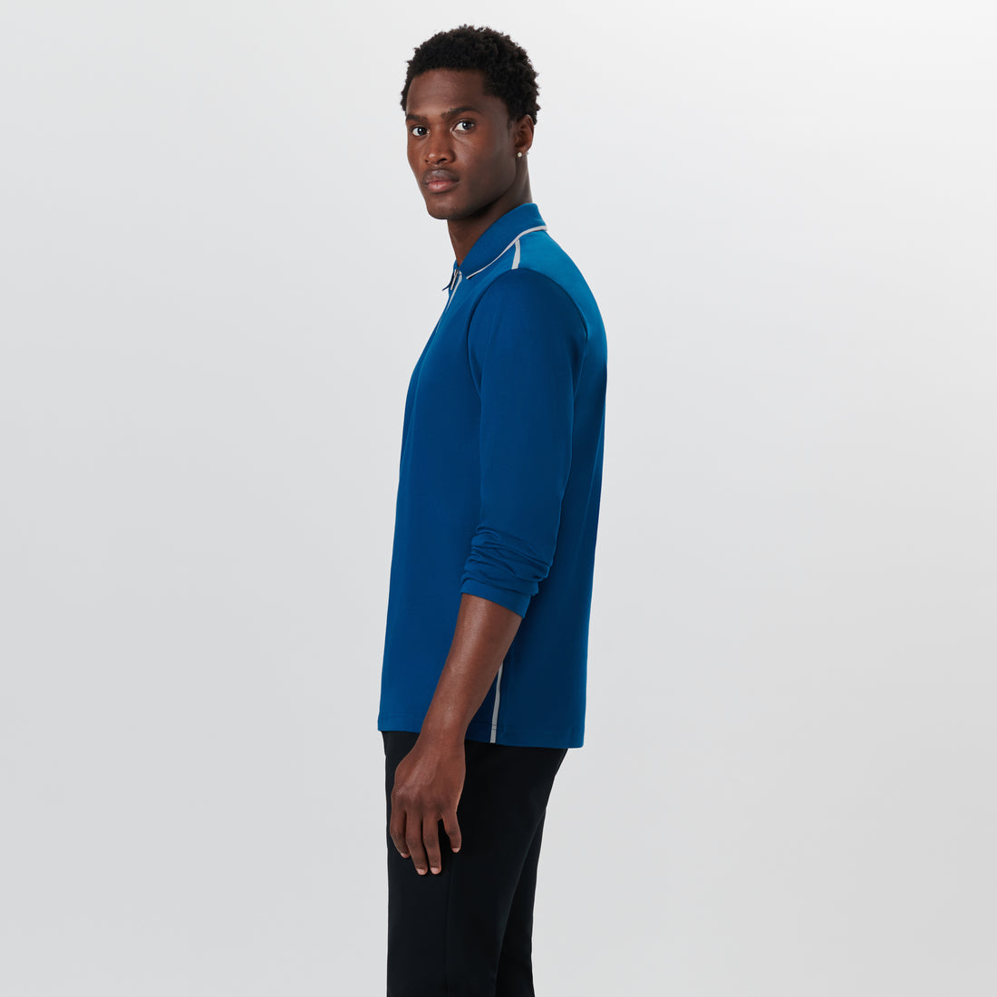 Long Sleeve Quarter Zip Polo