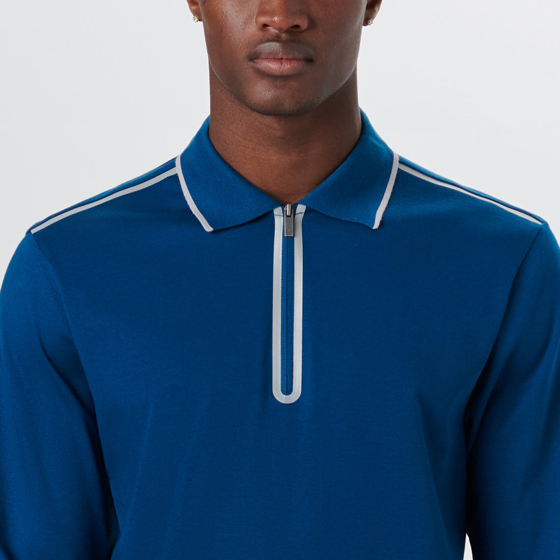 Long Sleeve Quarter Zip Polo