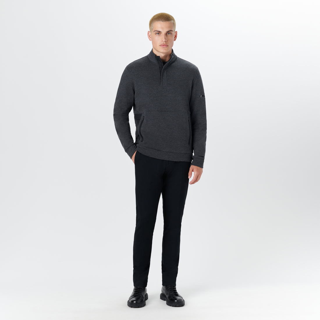 Long Sleeve Quarter Zip Pullover