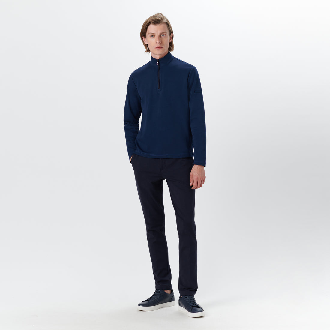 Long Sleeve Quarter Zip Pullover