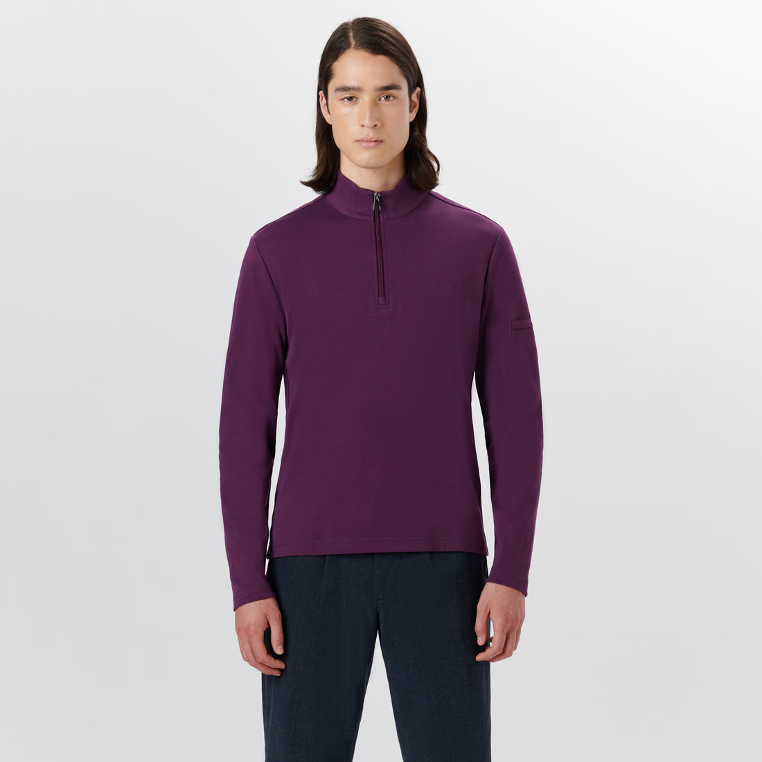 Long Sleeve Quarter Zip Pullover