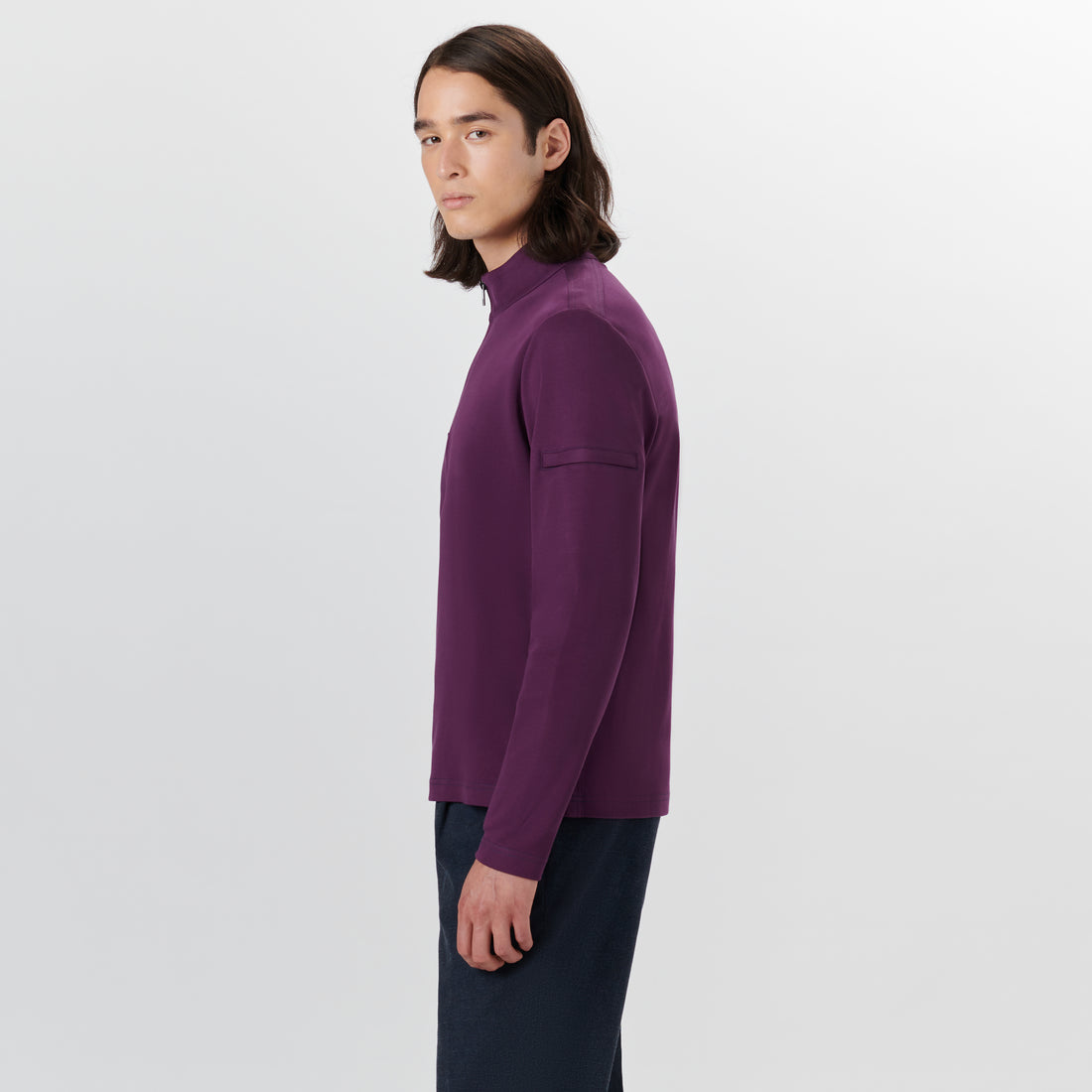 Long Sleeve Quarter Zip Pullover