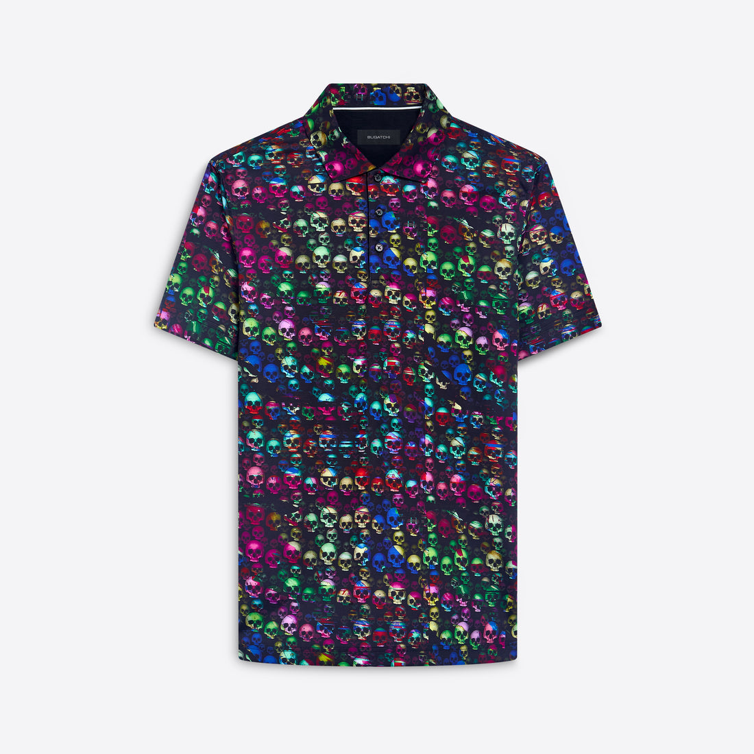 Hendrix Skulls Print Polo