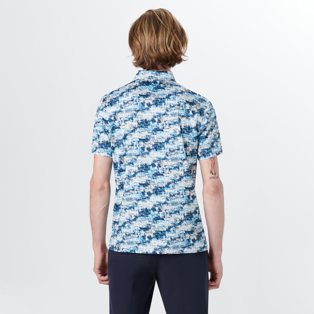 Hendrix Abstract Print Polo