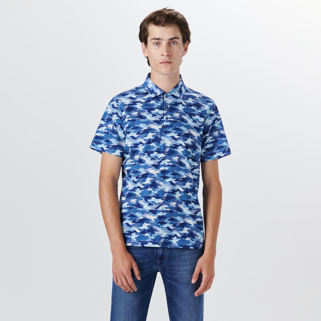 HENDRIX Camouflage Print Polo