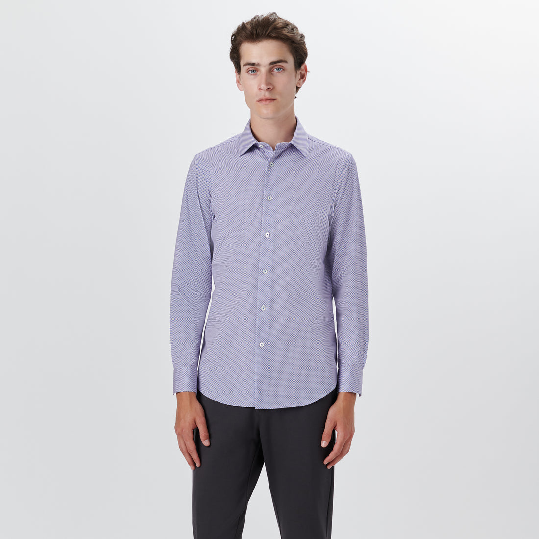 JAMES Checkerboard Print OoohCotton Shirt