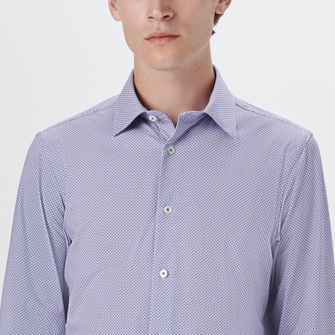 JAMES Checkerboard Print OoohCotton Shirt