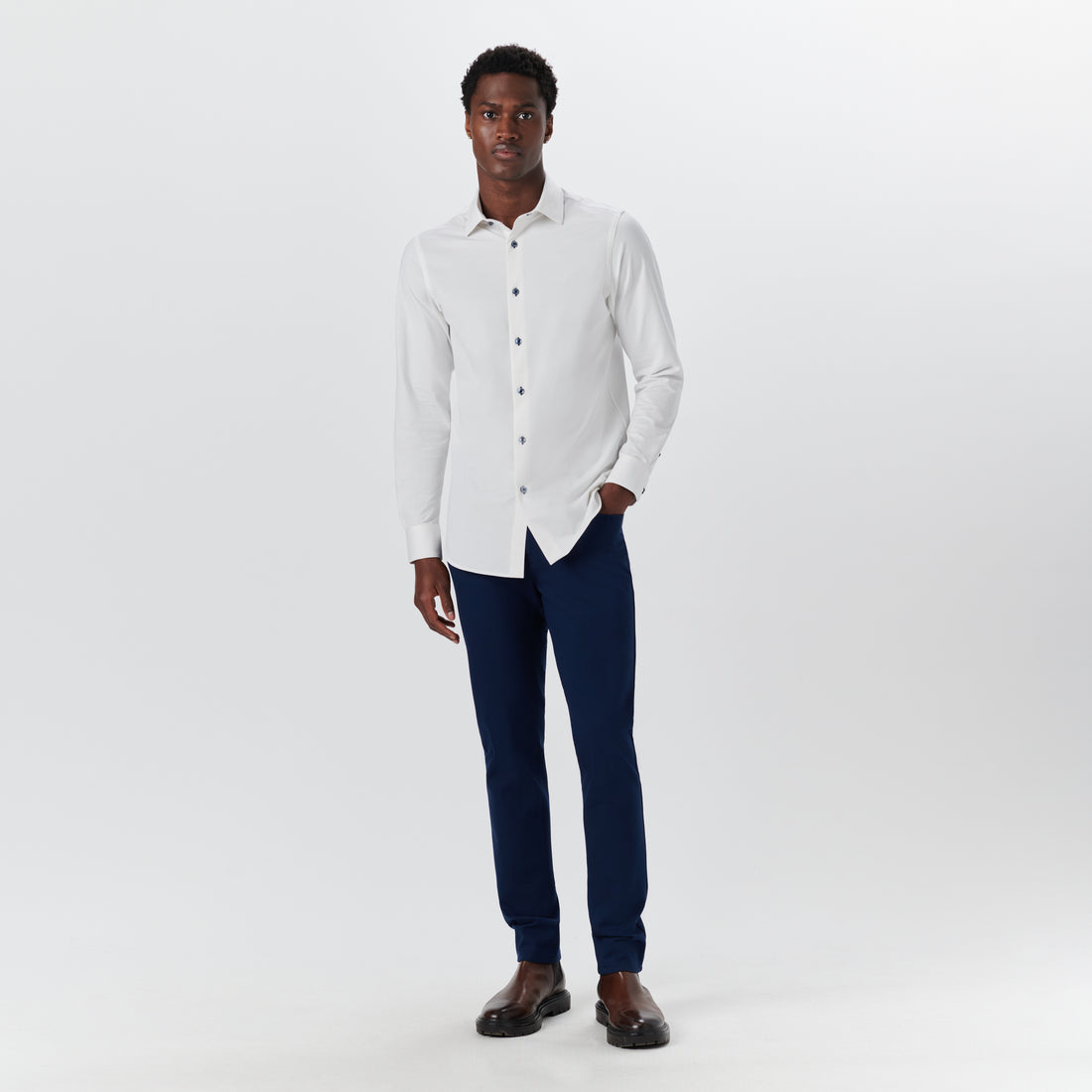 JAMES Solid OoohCotton Twill Shirt