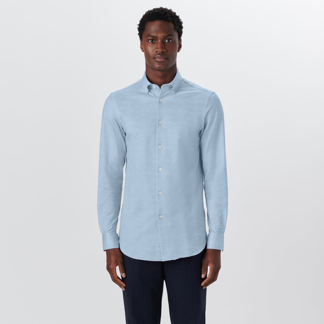 JAMES Striated OoohCotton Twill Shirt