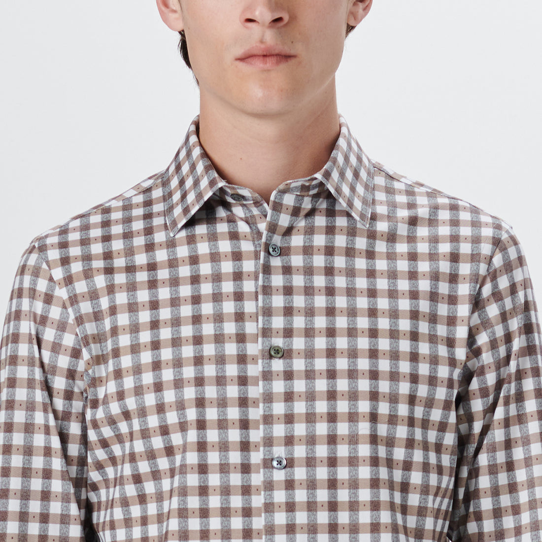 JAMES Gingham Check OoohCotton Shirt