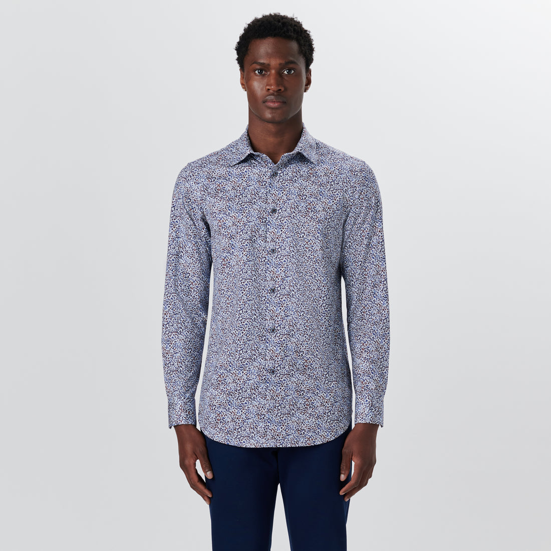 JAMES Leaf Print OoohCotton Shirt