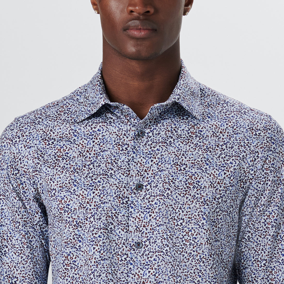 JAMES Leaf Print OoohCotton Shirt