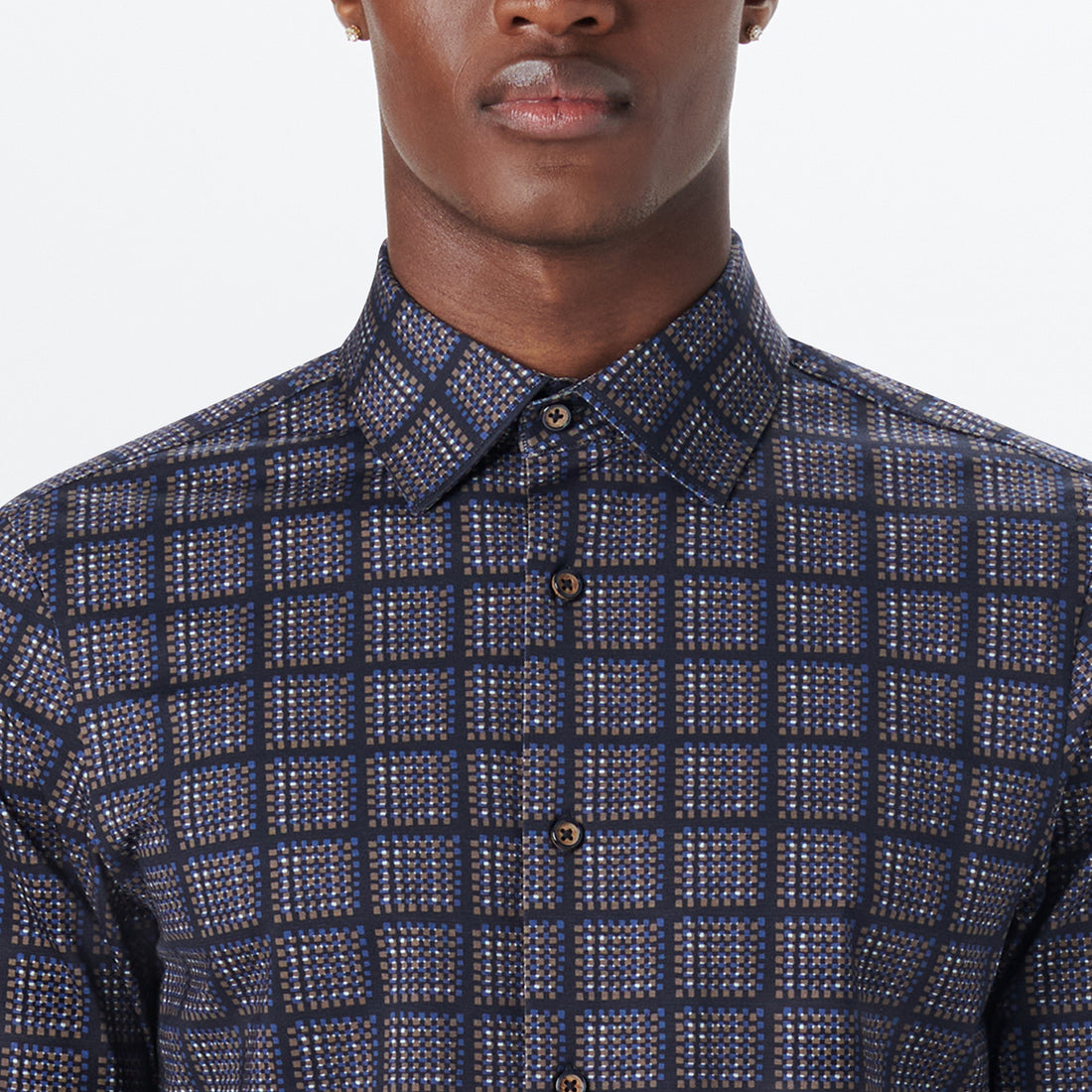 JAMES Dupplin Check OoohCotton Shirt