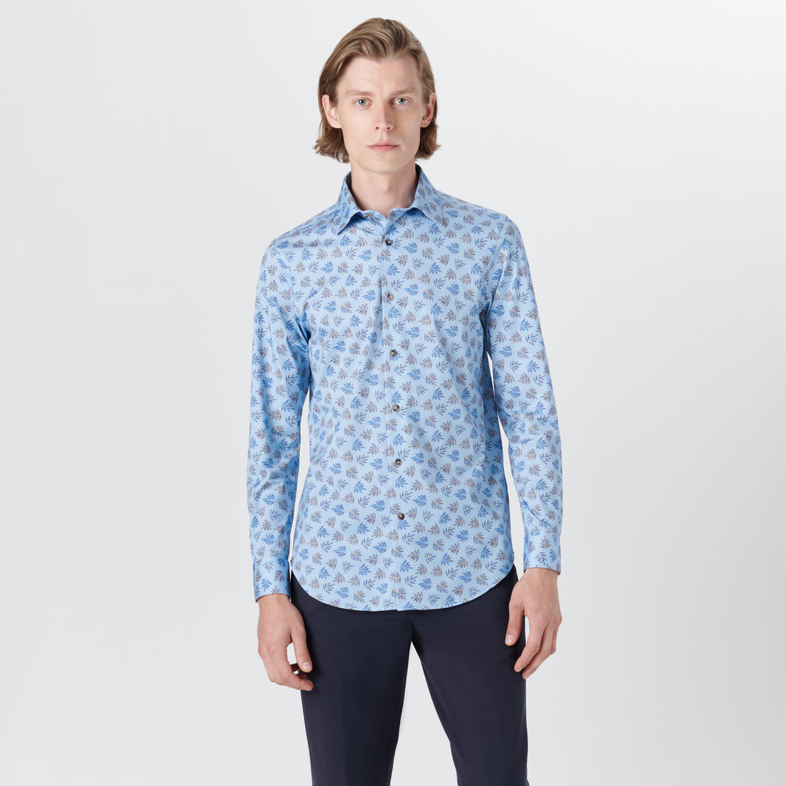 JAMES Leaf Print OoohCotton Shirt