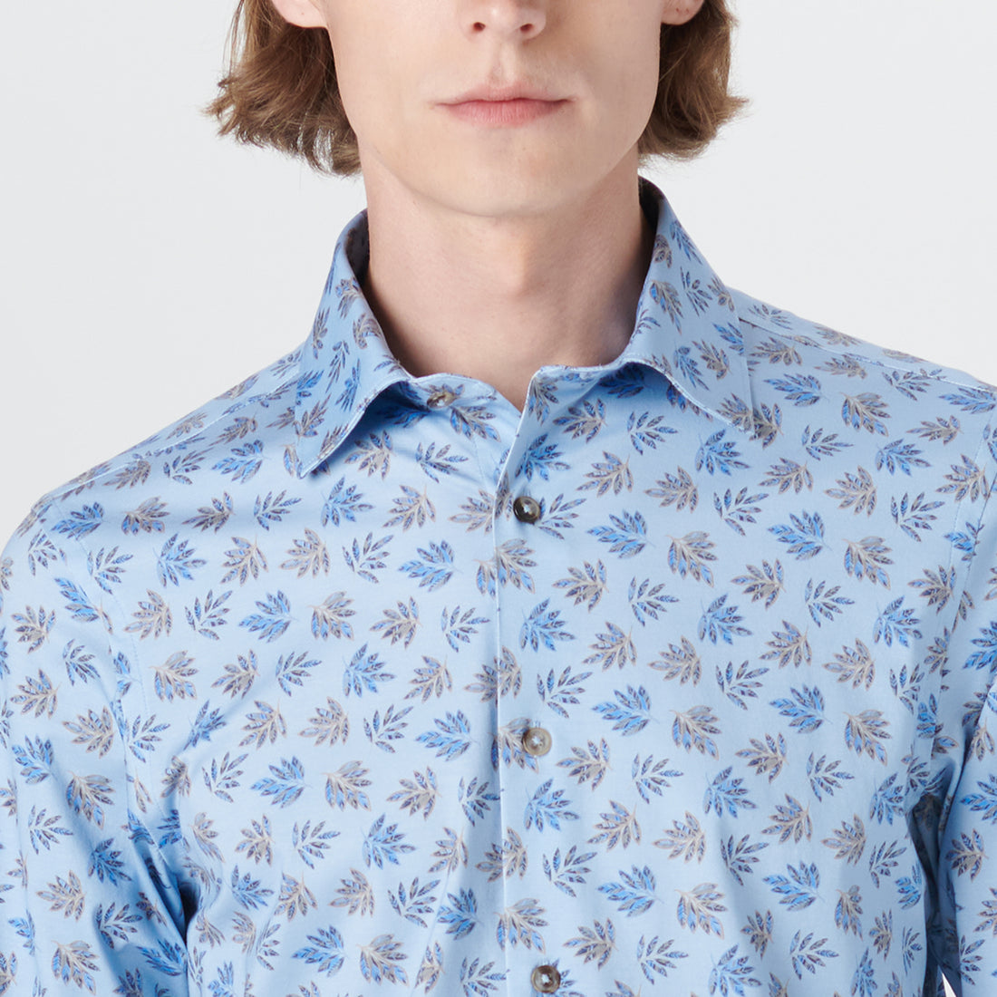 JAMES Leaf Print OoohCotton Shirt