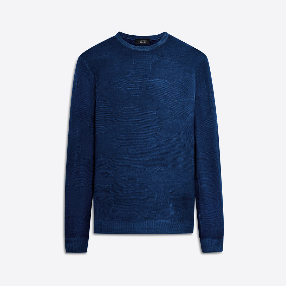 Super Merino Crew Neck Jacquard Sweater