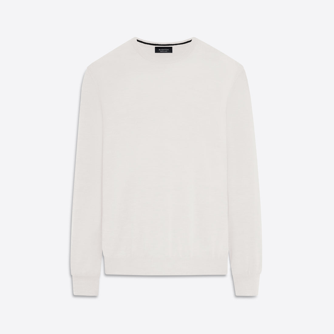 Super Merino Crew Neck Solid Sweater