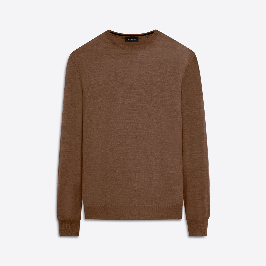 Super Merino Crew Neck Solid Sweater