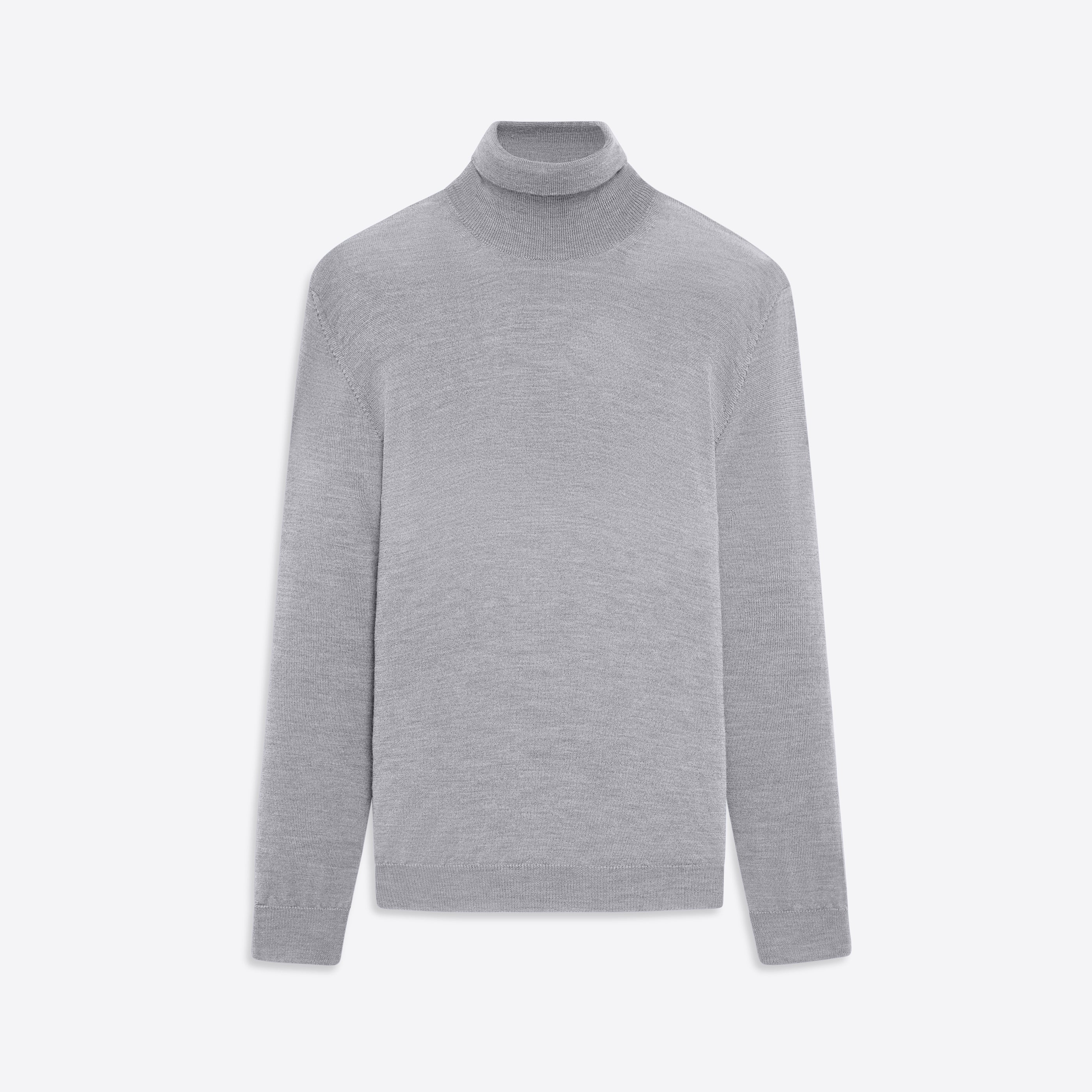 Super Merino Turtle Neck Solid Sweater – BUGATCHI