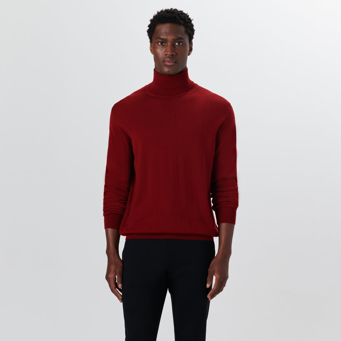 Turtle Neck Solid Sweater