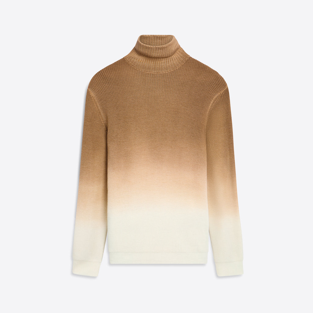 Turtle Neck Dip Dyed Ombre Sweater – BUGATCHI