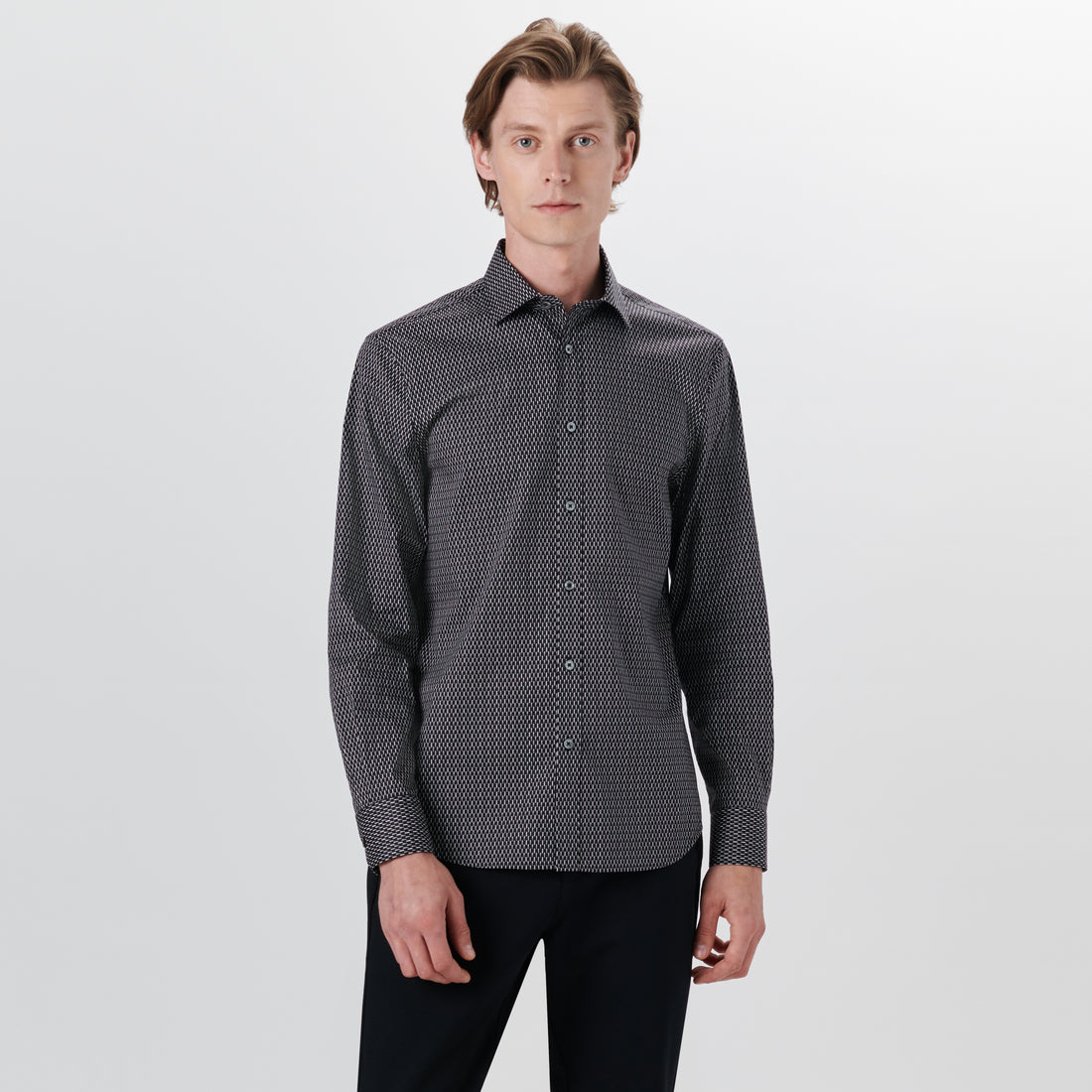 JULIAN Half Drop Print Shirt