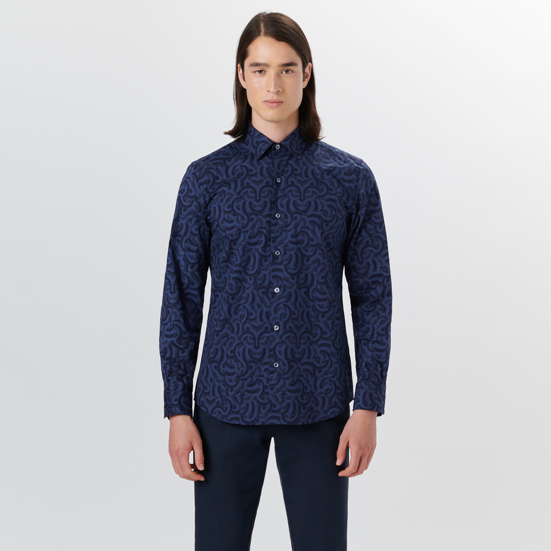 JULIAN Abstract Print Shirt