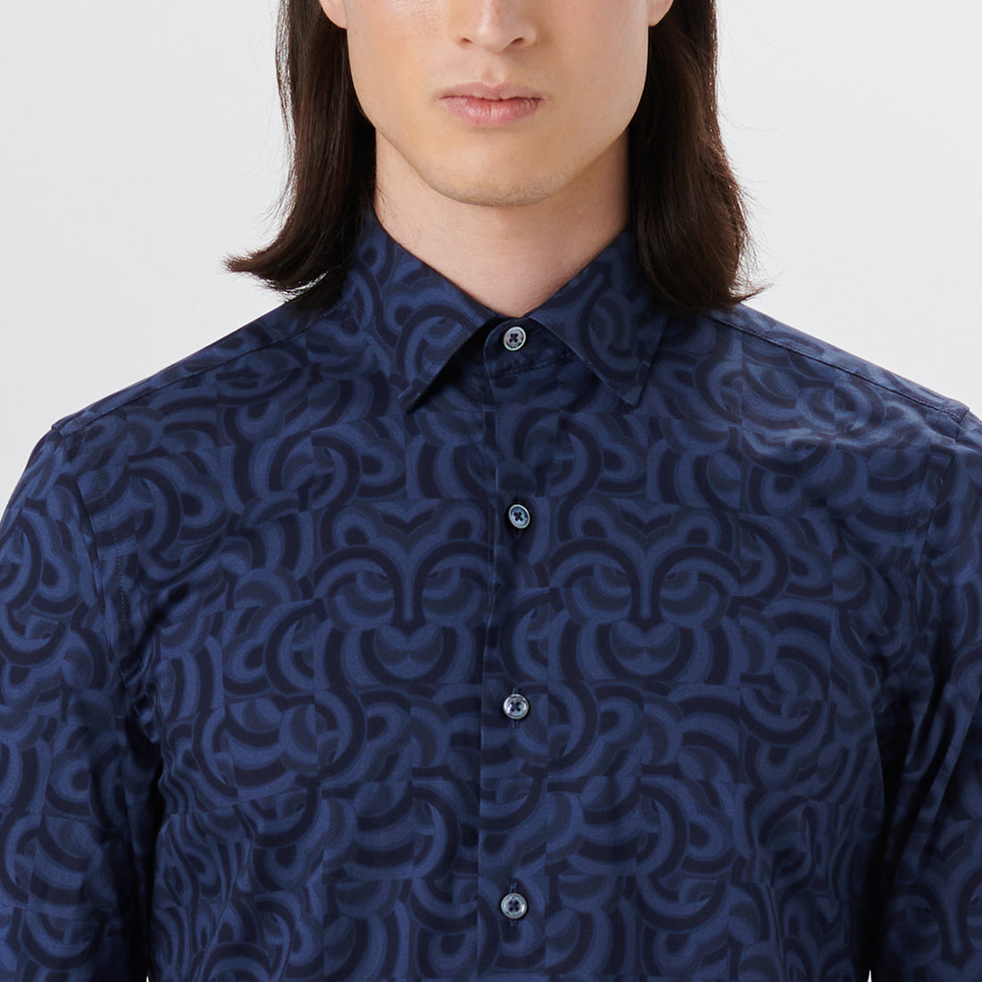 JULIAN Abstract Print Shirt