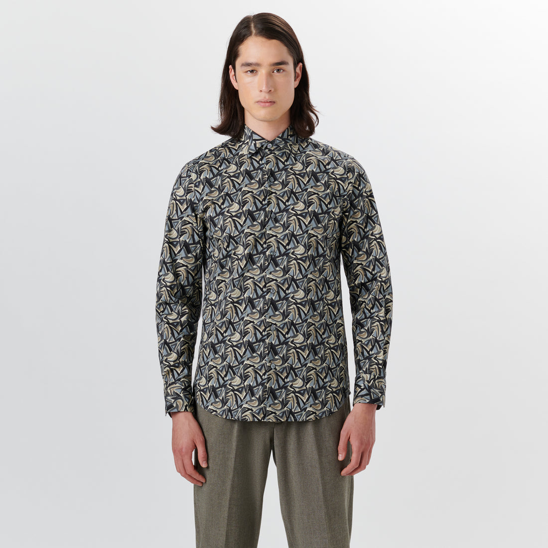 AXEL Abstract Print Shirt