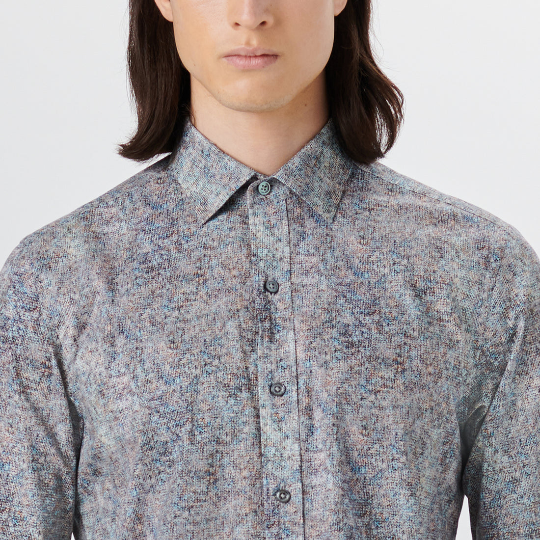 JULIAN Marble Print Shirt