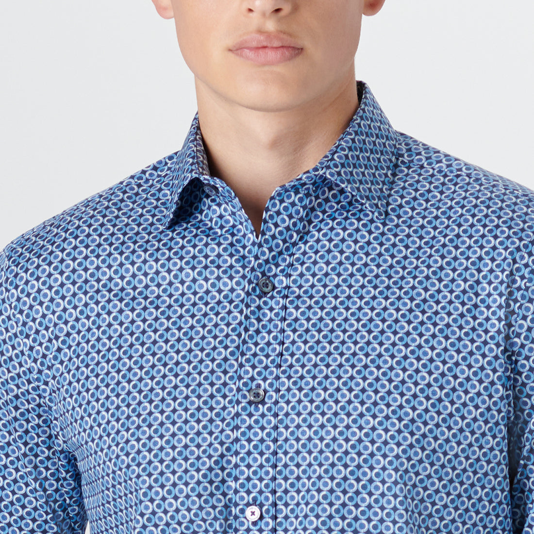 JULIAN Geometric Print Shirt