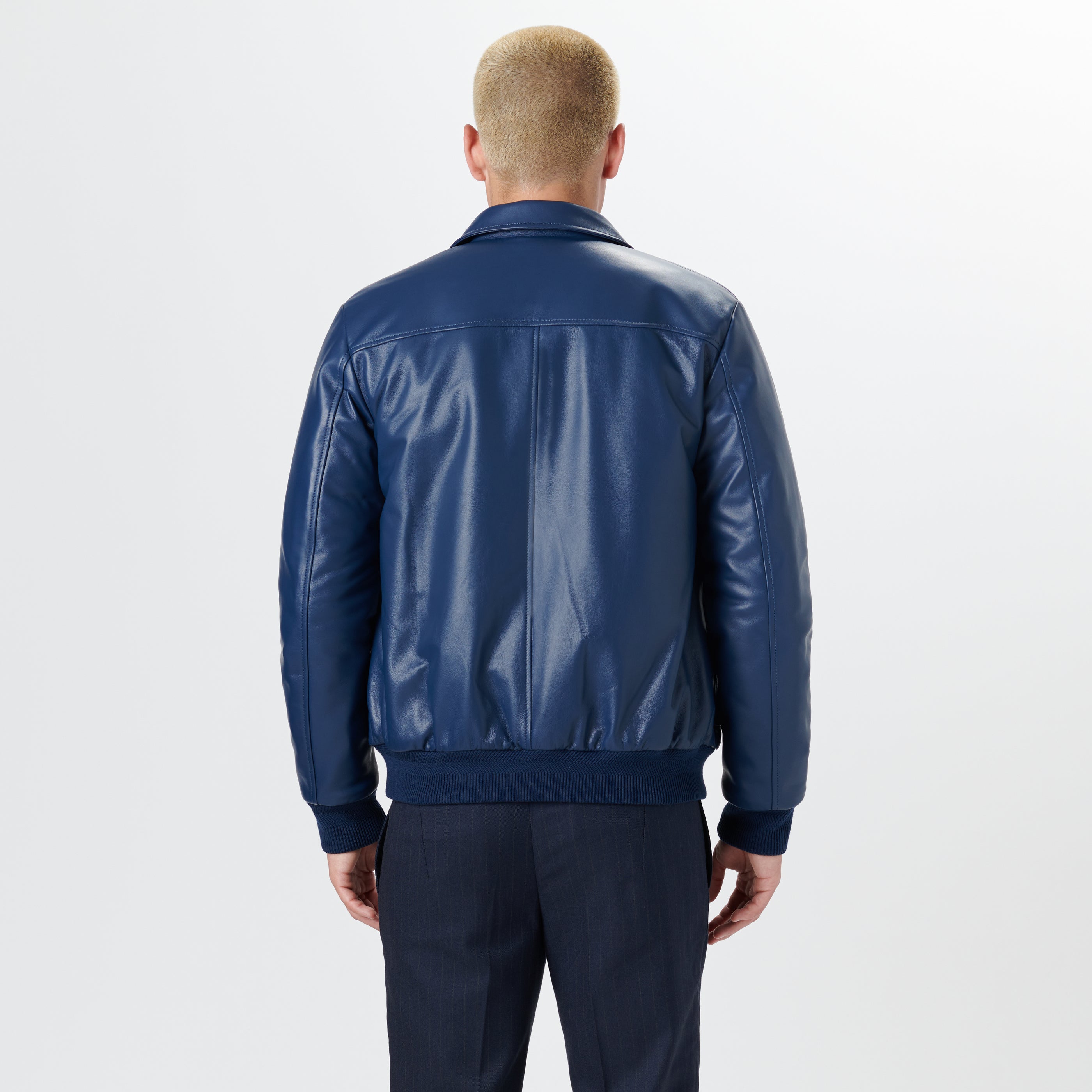 Leather Bomber Jacket – BUGATCHI