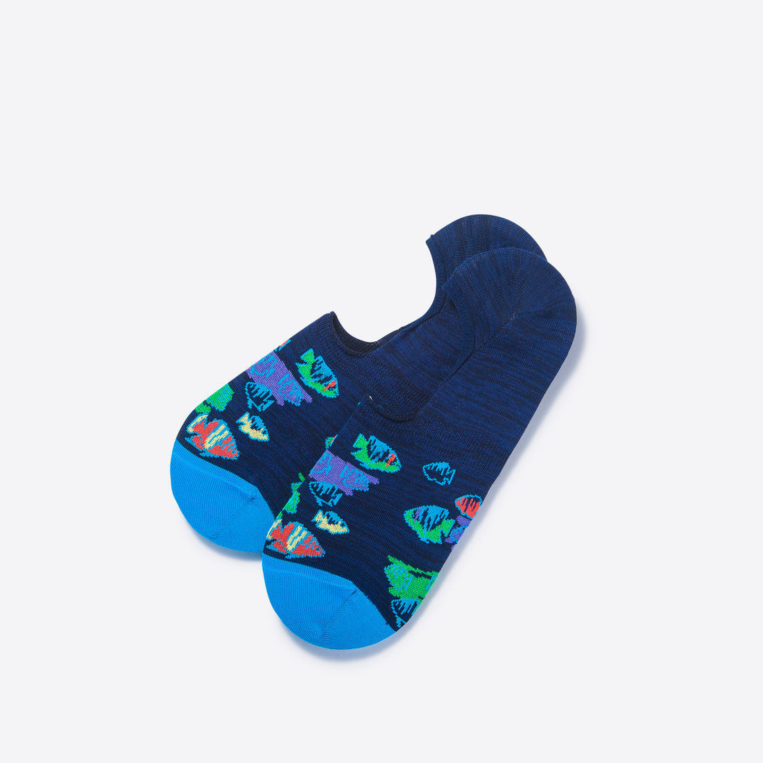 Tropical Fish No-Show Loafer Liner Socks