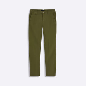 Solid Flat Front Chino Pants