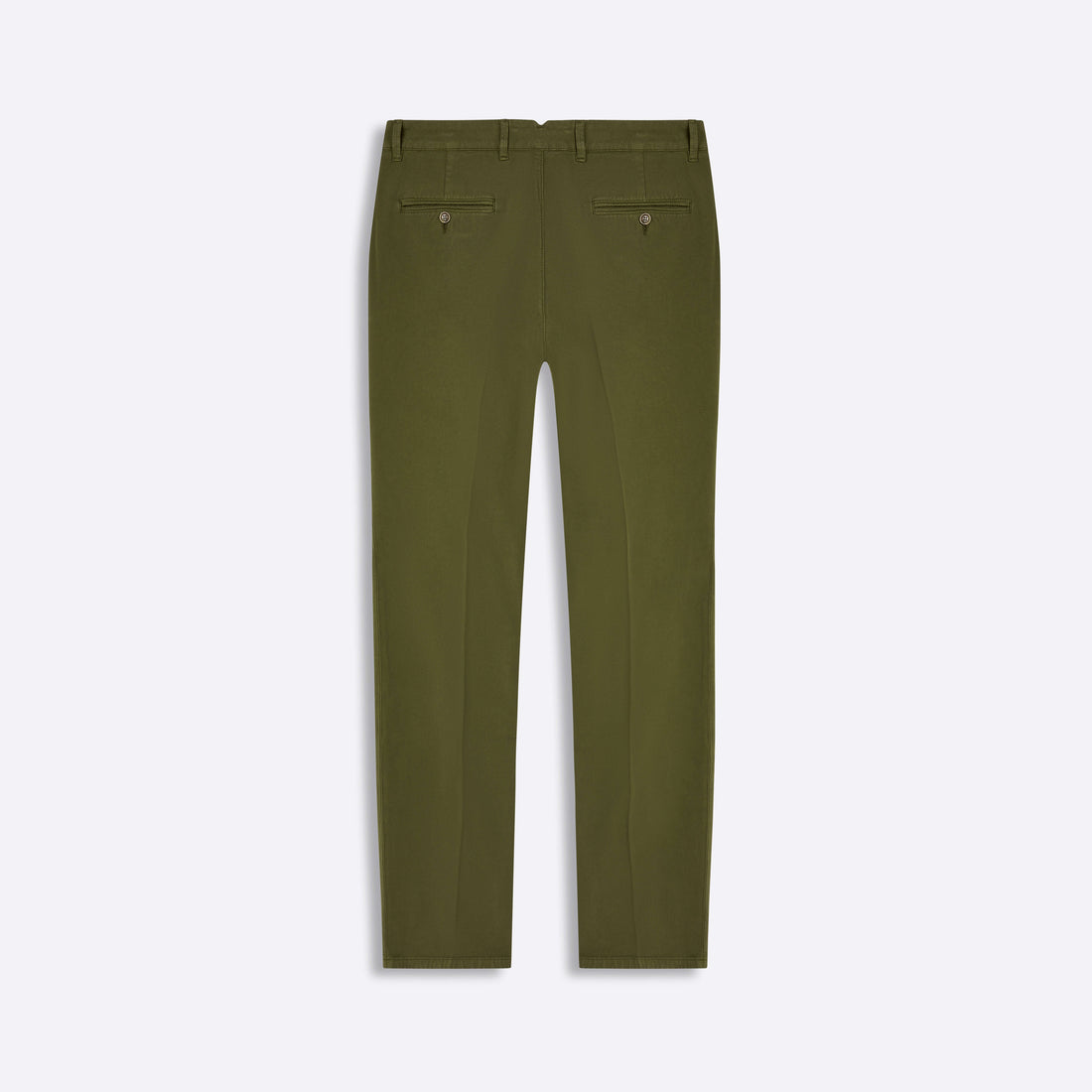 Solid Flat Front Chino Pants