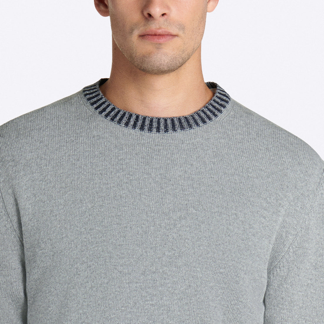 Solid Crew Neck Sweater