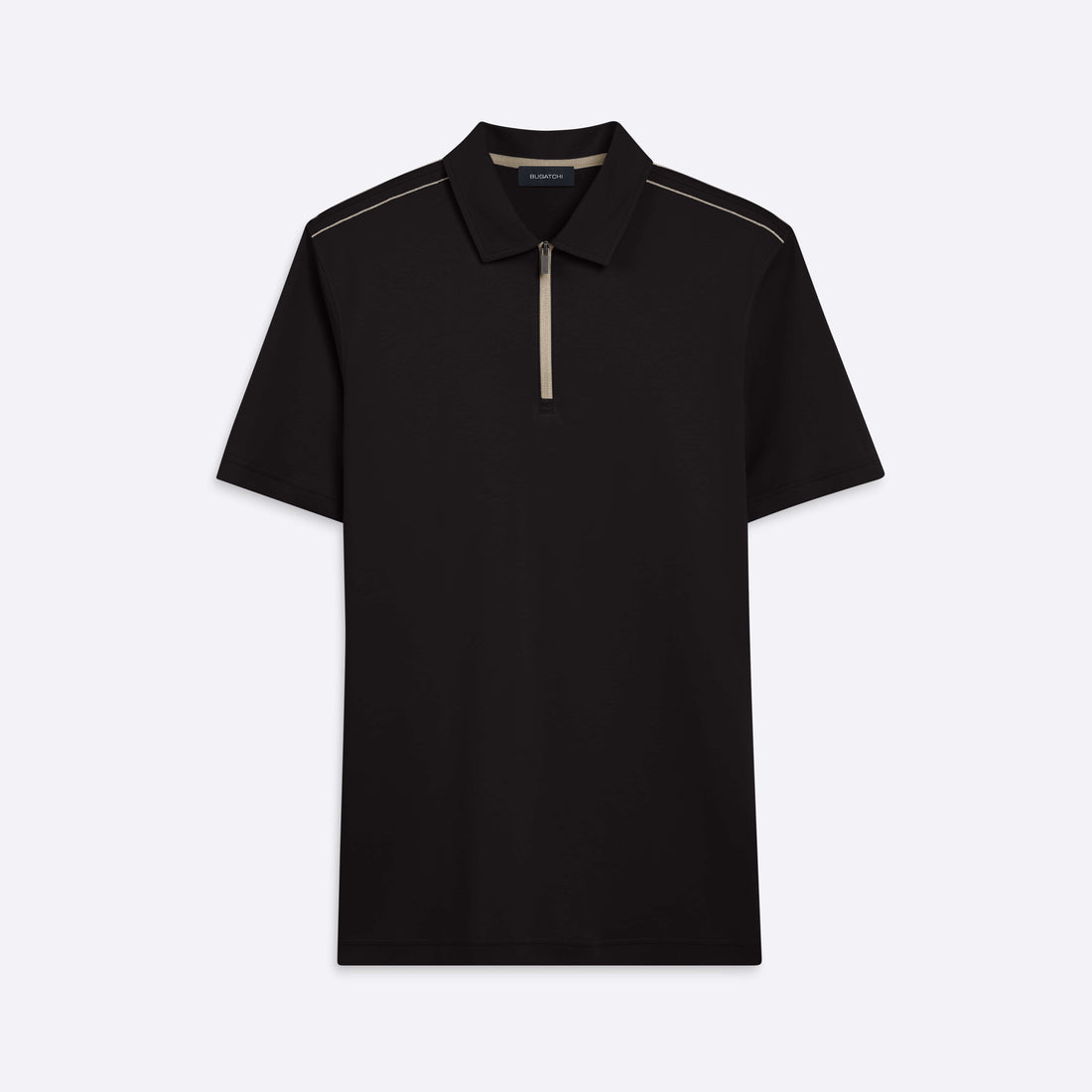 Short Sleeve Quarter Zip Polo