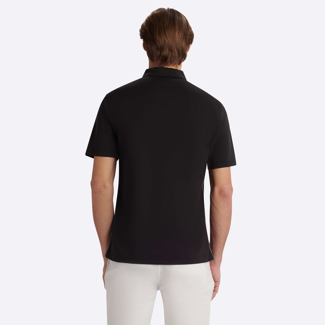 Short Sleeve Quarter Zip Polo