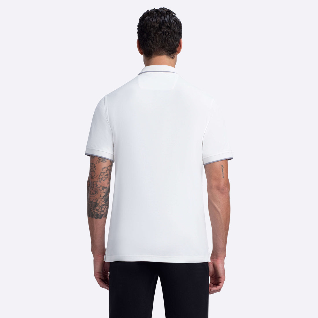 Short Sleeve Quarter Zip Polo