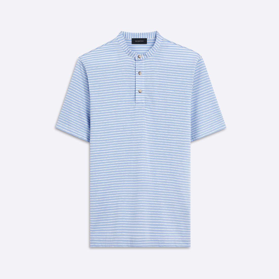 Striped Short Sleeve Henley