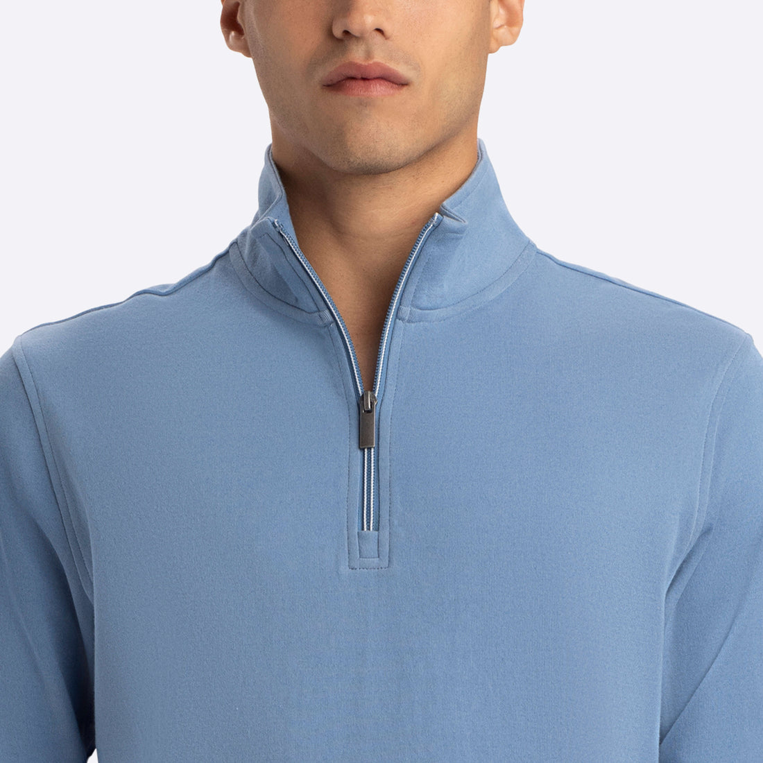 Quarter Zip Mock Neck