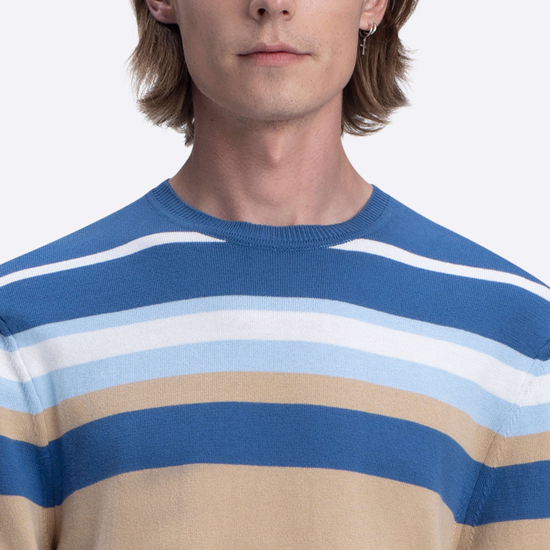 Striped Crew Neck Sweater