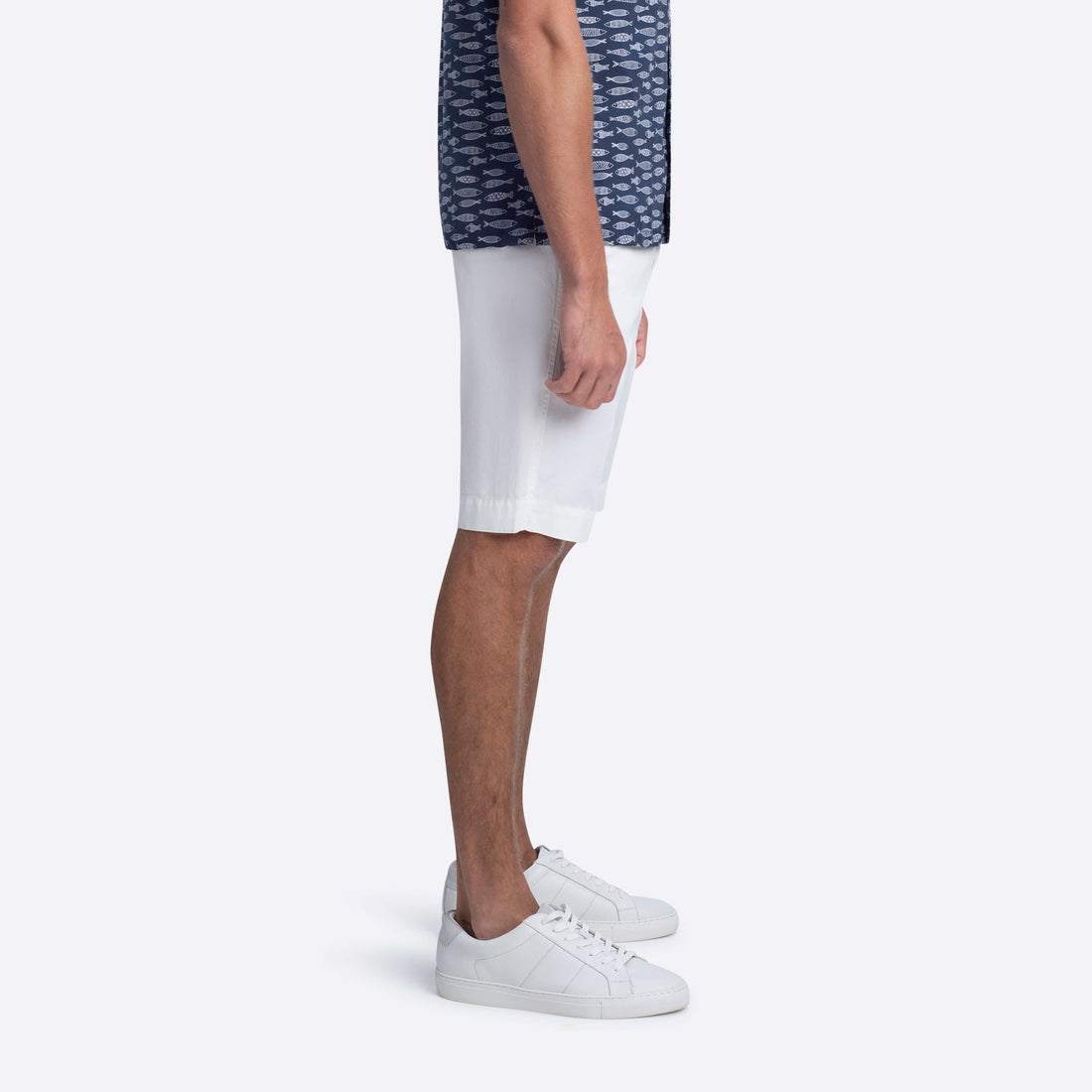 Flat Front Bermuda Shorts